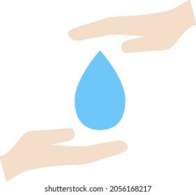 This is an illustration of a beautiful water scene.
