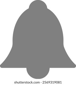 This is an illustration of a bell icon (notification mark).