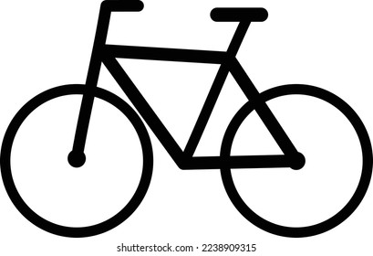 Esta es una ilustración de un icono de bicicleta.