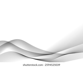 This is an illustration of a black wave background (wave frame).