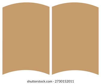 Esta é uma ilustração de um ícone de livro (silhueta de um livro aberto).
