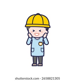 Esta es una ilustración de un niño.