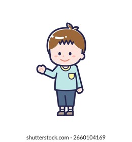 This is an illustration of a boy.