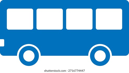 Esta es una ilustración de un icono de autobús.