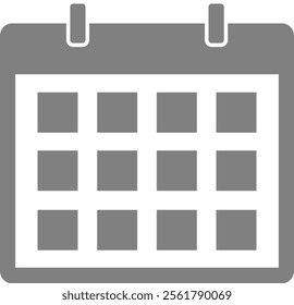 This is an illustration of a calendar icon (schedule mark).