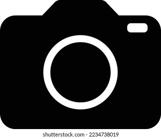 This is an illustration of a camera icon.