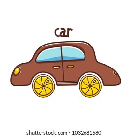 This is an illustration of a car