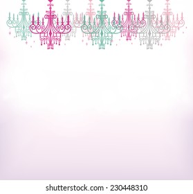 This is an illustration of the chandelier.