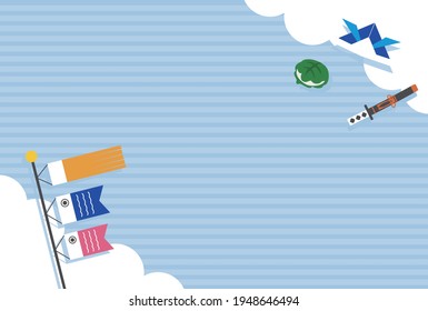 This is an illustration of a Children's Day event in Japan.