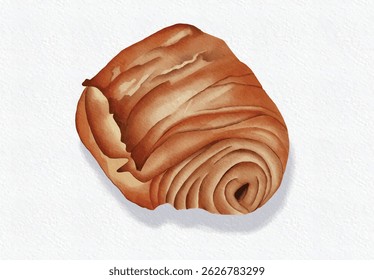 this is the illustration of Choco Danish