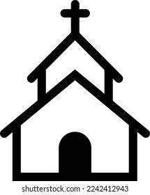 This is an illustration of a church icon.

