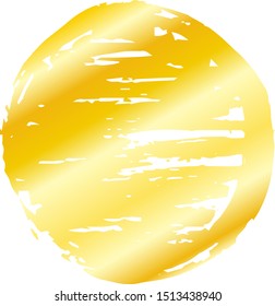 This is a illustration of Circle painted with a Japanese brush