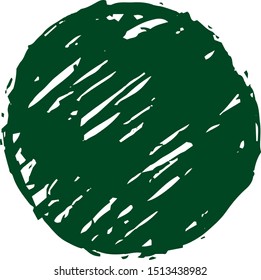 This is a illustration of Circle painted with a Japanese brush