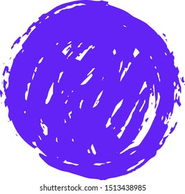 This is a illustration of Circle painted with a Japanese brush