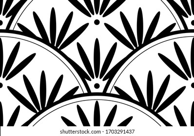 This is a illustration of Circular Chrysanthemum japanese pattern 