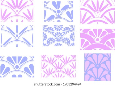 This is a illustration of Circular Chrysanthemum japanese pattern 