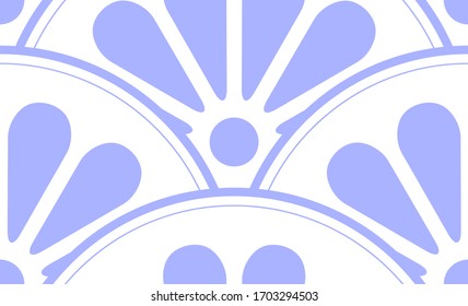 This is a illustration of Circular Chrysanthemum japanese pattern 