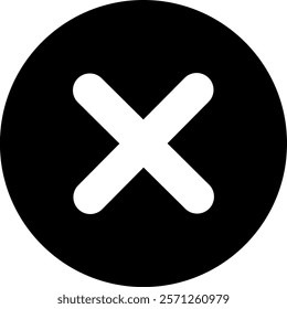 This is an illustration of a close button icon.