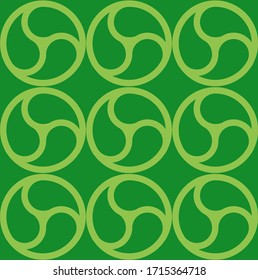 This is a illustration of  Commashaped seamless Japanese pattern 