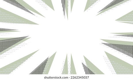 This is an illustration of concentrated lines with pops of lines and dots. Modern chic version