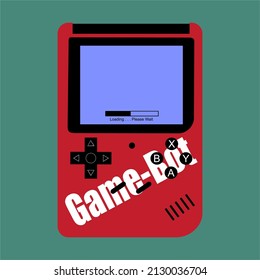 This is an illustration of a console game