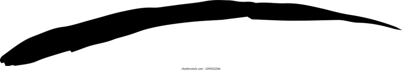 This is an illustration of the curved line.