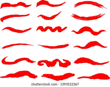 This is an illustration of the curved line.