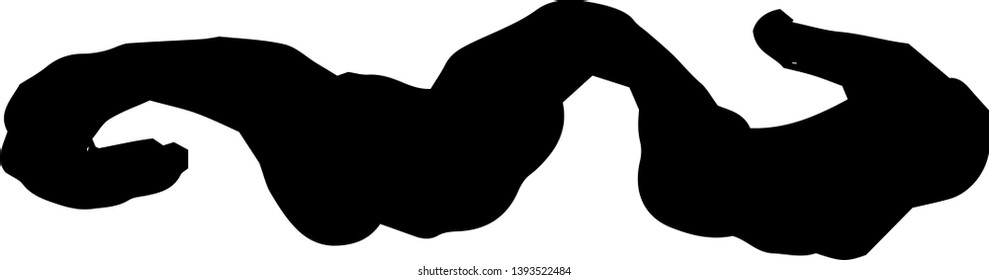 This is an illustration of the curved line.