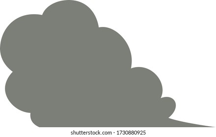 This is a illustration of Cute Cartoon clouds Speech bubble 