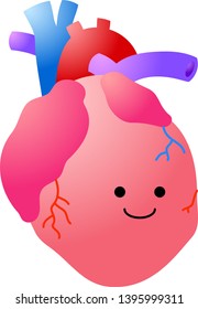 This is an illustration of a cute heart.