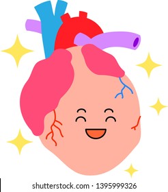 This is an illustration of a cute heart.