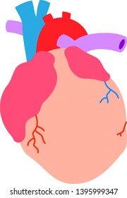 This is an illustration of a cute heart.