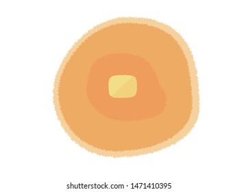 This is an illustration of a delicious pancake.