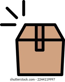 This is an illustration of a delivery icon.