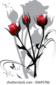 this illustration depicts beautiful plants and flowers