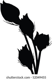 this illustration depicts beautiful plants and flowers