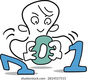 This illustration depicts the creation of 
