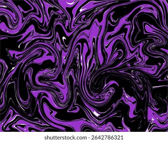 this illustration design is inspired by the mixing of oil and water that will never blend with each other