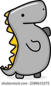 This is an illustration of a dino