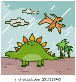 Esta é uma ilustração do dinossauro Braquiossauro.