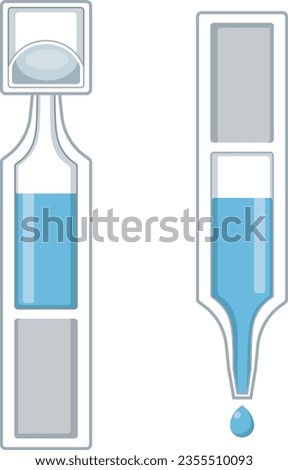 This is an illustration of disposable artificial tears.
