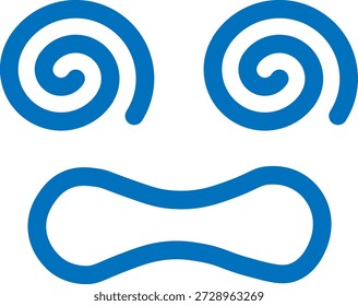 This is an illustration of dizziness.