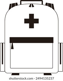 This is an illustration of an emergency carryout bag.