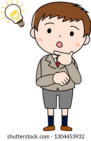 This is an illustration of the emotional expression of male students.