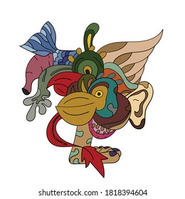 
this is an illustration explaining about the world of natural imagination