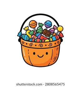 This illustration features cheerful
