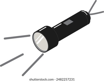 This is an illustration of a flashlight.