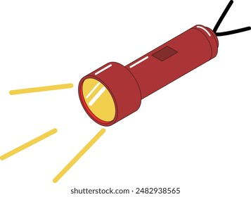 This is an illustration of a flashlight.
