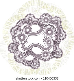 This is illustration of Floral background