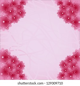 This is illustration of floral background